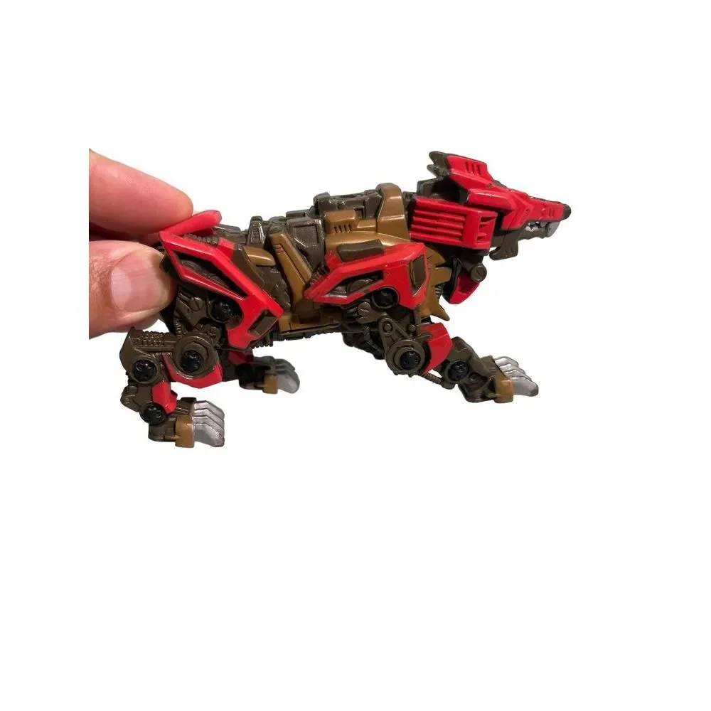 Tomy Hasbro Zoids Liger Zero X Red Action Figure 2002 *Missing Parts* Incomplete
